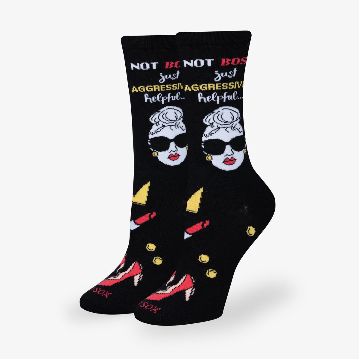 Not Bossy-Aggressively Helpful Socks